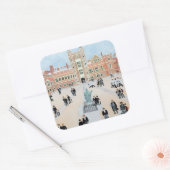 Eton College School Yard 1991 Vierkante Sticker (Envelop)