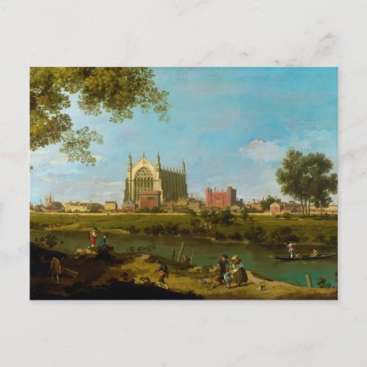 Eton College van Canaletto (1754) Briefkaart (Voorkant)