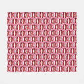 Eton Mess Strawberry Meringue UK Britse dessert Fleece Deken (Voorkant (Horizontaal))