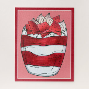 Eton Mess Strawberry Meringue UK Britse dessert Legpuzzel