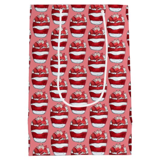 Eton Mess Strawberry Meringue UK Britse dessert Medium Cadeauzakje (Achterkant)