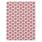 Eton Mess Strawberry Meringue UK Britse dessert Tafelkleed (Voorkant)