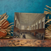 Eton School Room, van de "History of Eton College" Fotoplaat (Zijkant)