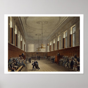 Eton School Room, van de "History of Eton College" Poster