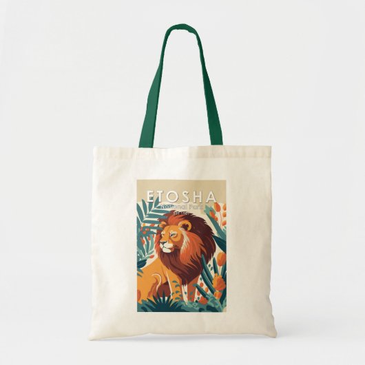 Etosha Nationaal Park Namibië  Tote Bag (Voorkant)