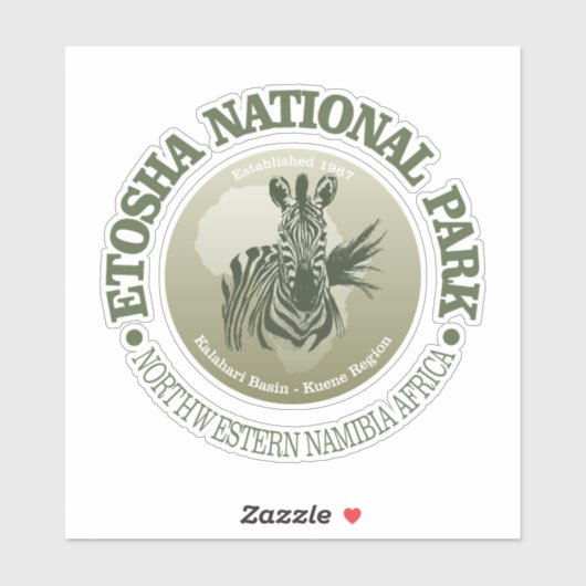 Etosha NP (o) Sticker (Vel)