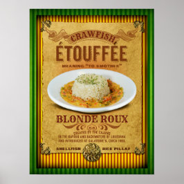 Etouffee New Orleans Cajun Poster