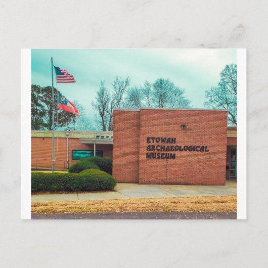 Etowah Archeologisch Museum Briefkaart (Voorkant)