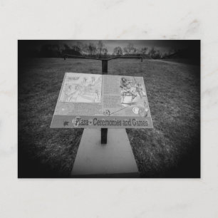 Etowah Mounds Plaza Ceremonies Briefkaart