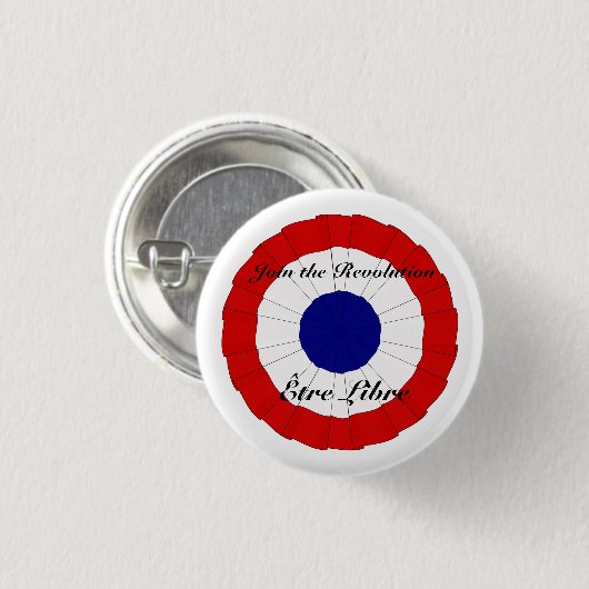 Être Libre Button Small (Voorkant /achterkant)