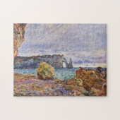 Etretat Beach & Porte d'Aval Monet Fine Art Legpuzzel (Horizontaal)