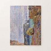 Etretat Beach & Porte d'Aval Monet Fine Art Legpuzzel (Verticaal)