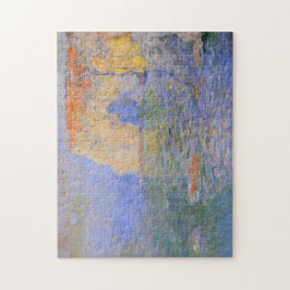 Etretat Cliff reflecteert op de 'Water Monet Fine  Legpuzzel