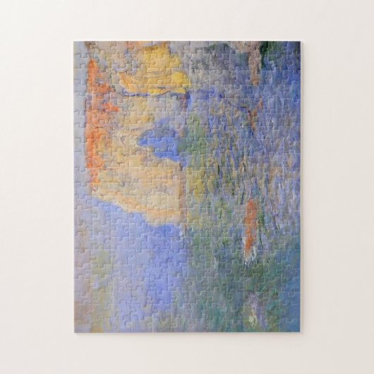 Etretat Cliff reflecteert op de 'Water Monet Fine  Legpuzzel (Verticaal)