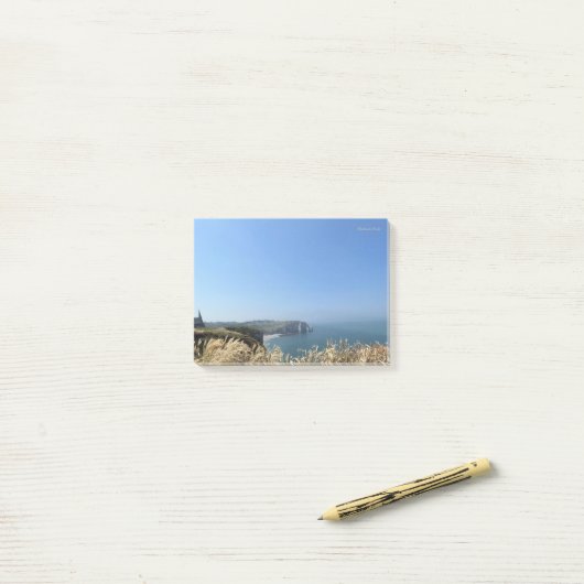 Étretat Cliffs, Frankrijk Post-it® Notes (Op bureau)