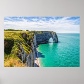 Etretat cliffs, Normandie Poster (Voorkant)
