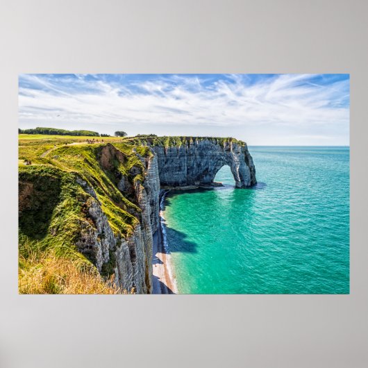 Etretat cliffs, Normandie Poster (Voorkant)