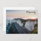 Etretat Cliffs Normandy Frankrijk Briefkaart (Voorkant / Achterkant)