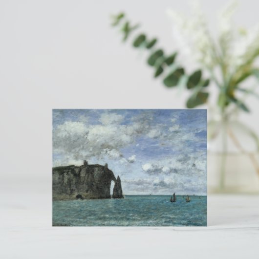 Etretat, de Porte d'Aval Briefkaart (Staand voorkant)