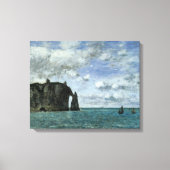 Etretat, de Porte d'Aval Canvas Afdruk (Voorkant)