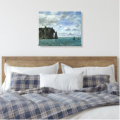 Etretat, de Porte d'Aval Canvas Afdruk (Insitu (Slaapkamer))