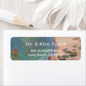 Étretat: Het strand en de Falaise door Claude Mone Etiket (Insitu)