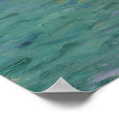 Étretat: Het strand en de Falaise door Claude Mone Poster (Hoek)