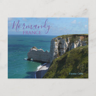 Etretat Kliffen Normandië Frankrijk Ansichtkaart Briefkaart