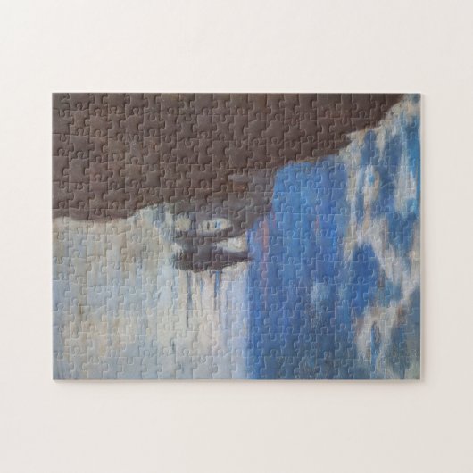 Etretat Needle Rock & Porte d'Aval Monet Fine Art Legpuzzel (Horizontaal)