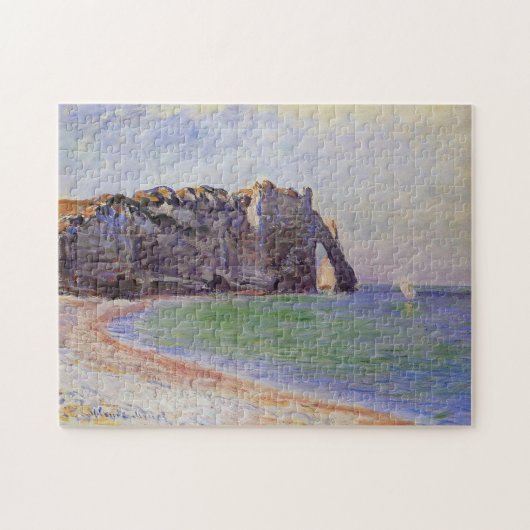 Etretat Porte d'Aval Monet Fine Art Legpuzzel (Horizontaal)