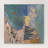Étretat, The Beach en the Falaise d'Amont, Monet Legpuzzel (Horizontaal)