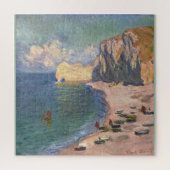 Étretat, The Beach en the Falaise d'Amont, Monet Legpuzzel (Verticaal)