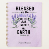 etro Matteüs 5:5 Lavendel Waterverf Planner (Voorkant)