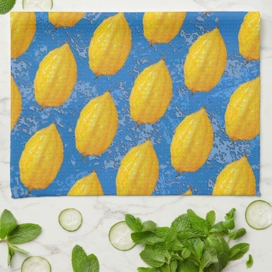 Etrogs voor Sukkot Theedoek (Gevouwen)