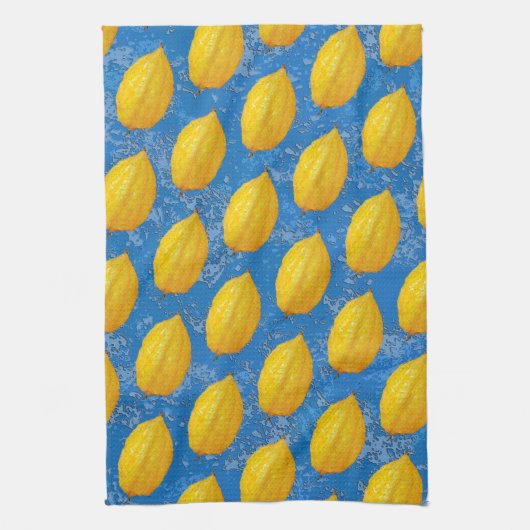 Etrogs voor Sukkot Theedoek (Verticaal)