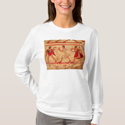 Etruscaanse muzikanten t-shirt (Voorkant)