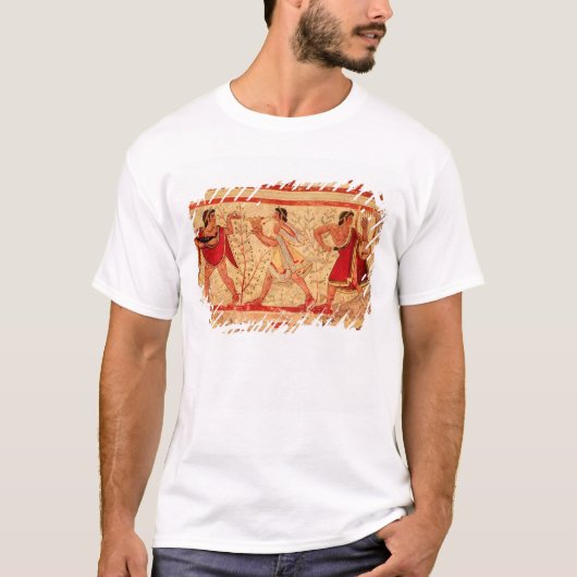 Etruscaanse muzikanten t-shirt (Voorkant)