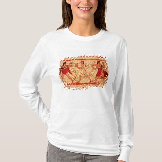 Etruscaanse muzikanten t-shirt (Voorkant)