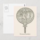 Etruscan Artifacts 4 Briefkaart (Voorkant / Achterkant)