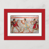 Etruscan Dancer and Musicians Briefkaart (Voorkant)