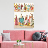 Etruscan Dress Canvas Afdruk (Insitu (Woonkamer))