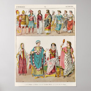 Etruscan Dress Poster