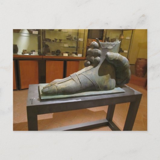 Etruscan Foot Briefkaart (Voorkant)