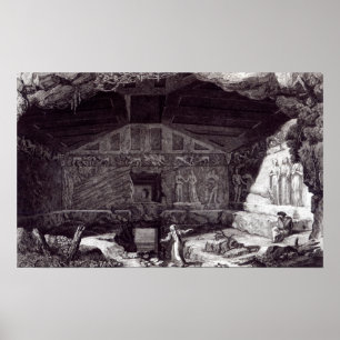 Etruscan Tomb, c.1780 Poster