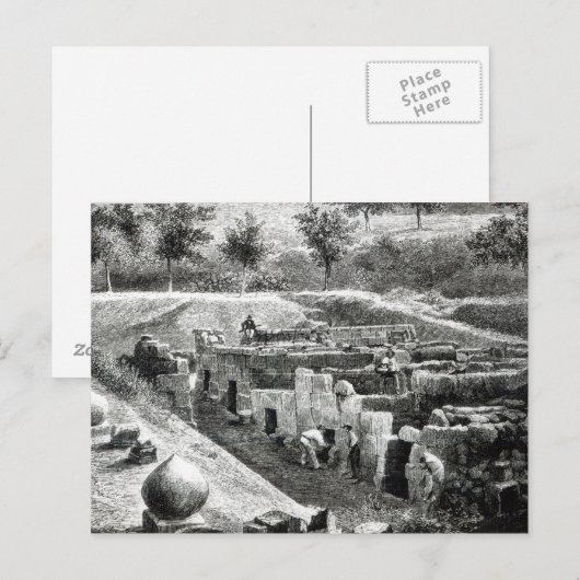Etruscan Tombs Briefkaart (Voorkant / Achterkant)