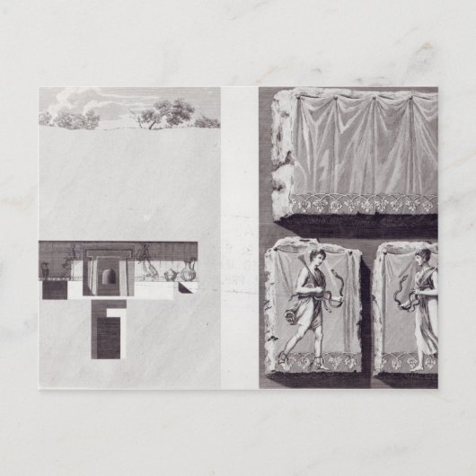 Etruscan Tombs, c. 1780 Briefkaart (Voorkant)