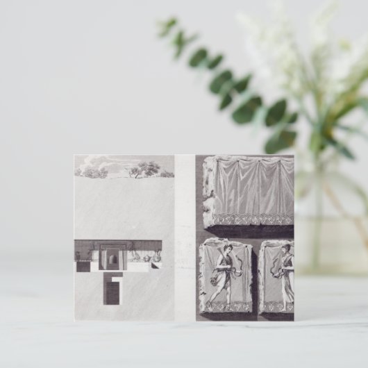 Etruscan Tombs, c. 1780 Briefkaart (Staand voorkant)