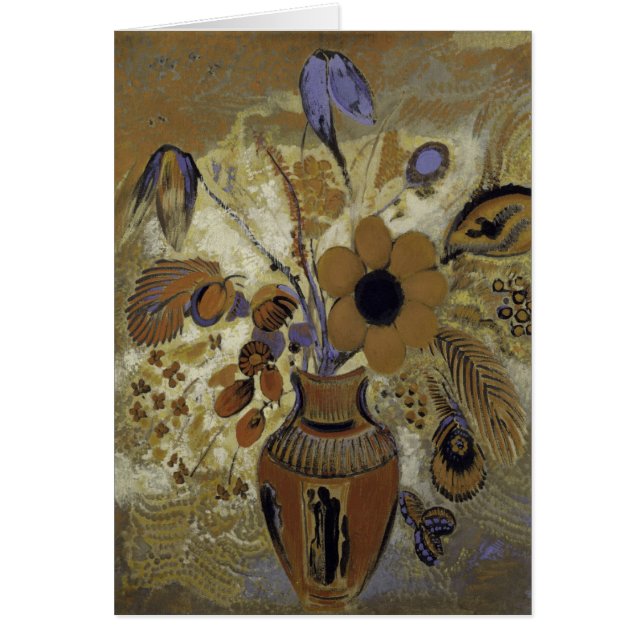 Etruscan Vase met Flowers (Voorkant)