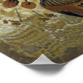 Etruscan Vase met Flowers Poster (Hoek)