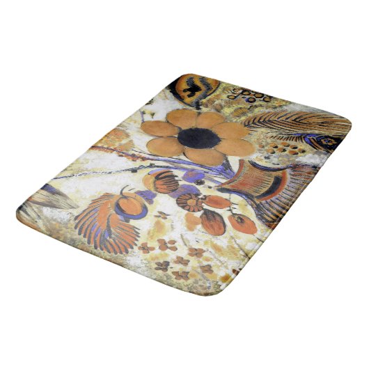 Etruscan Vase with Flowers, Redon Badmat (Gekanteld)